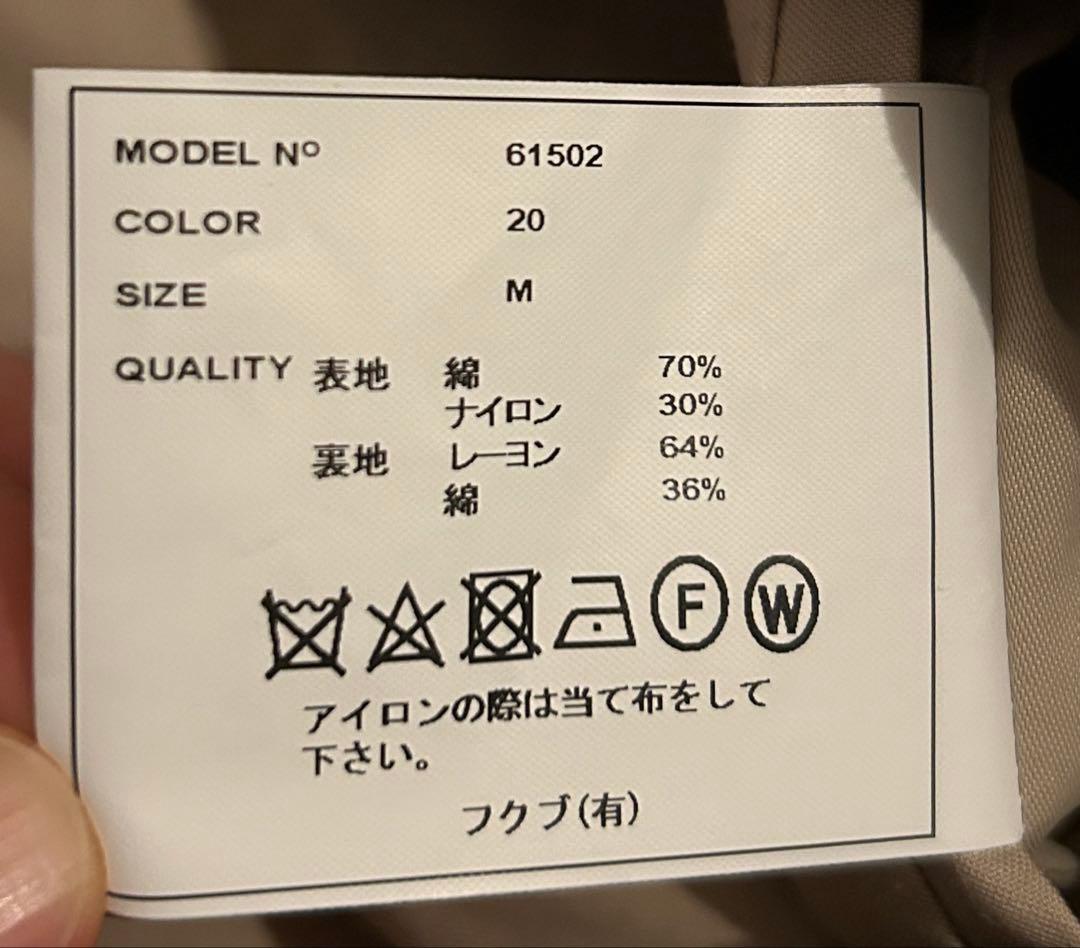 YAECA/ヤエカ ステンカラーコート　スタンダード　レディースM size