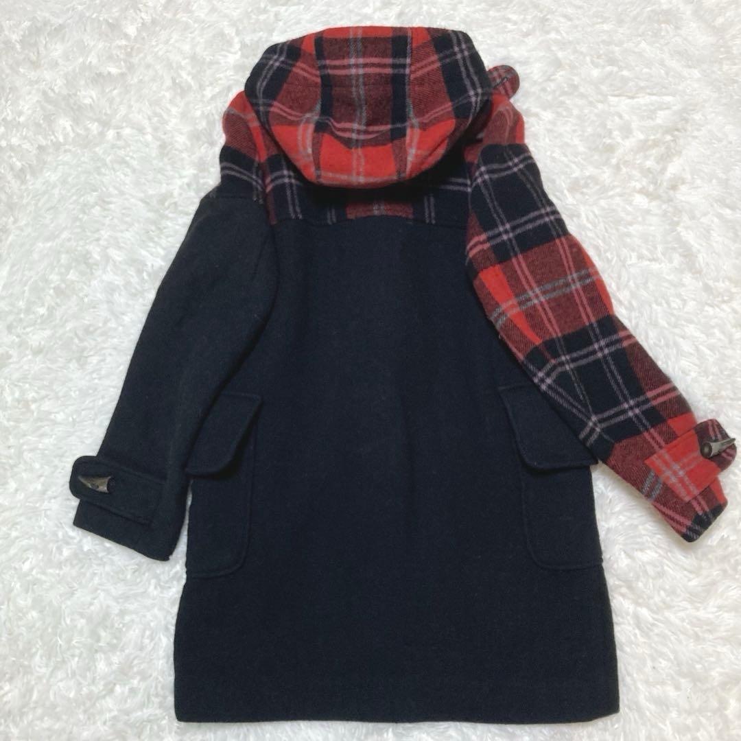【ダイエットブッチャースリムスキン】ダッフルコート　チェック　アウター　メンズ
