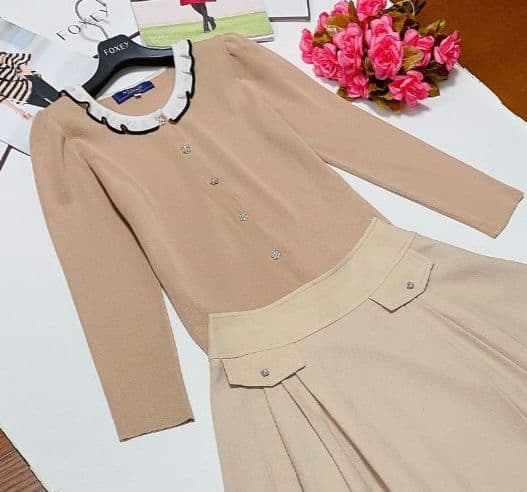 エムズグレイシー M'S GRACY セットアップ ベージュ❇️❇️
