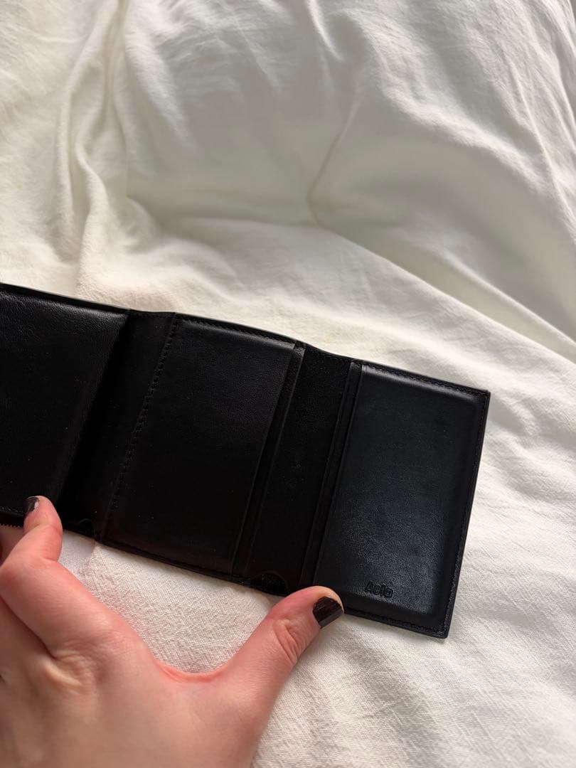 Aeta レザージップウォレット　FOLDED WALLET 三つ折り財布牛革