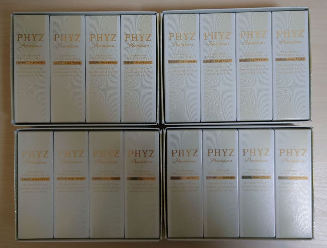 PHYZ Premium ゴルフボール 4箱セット