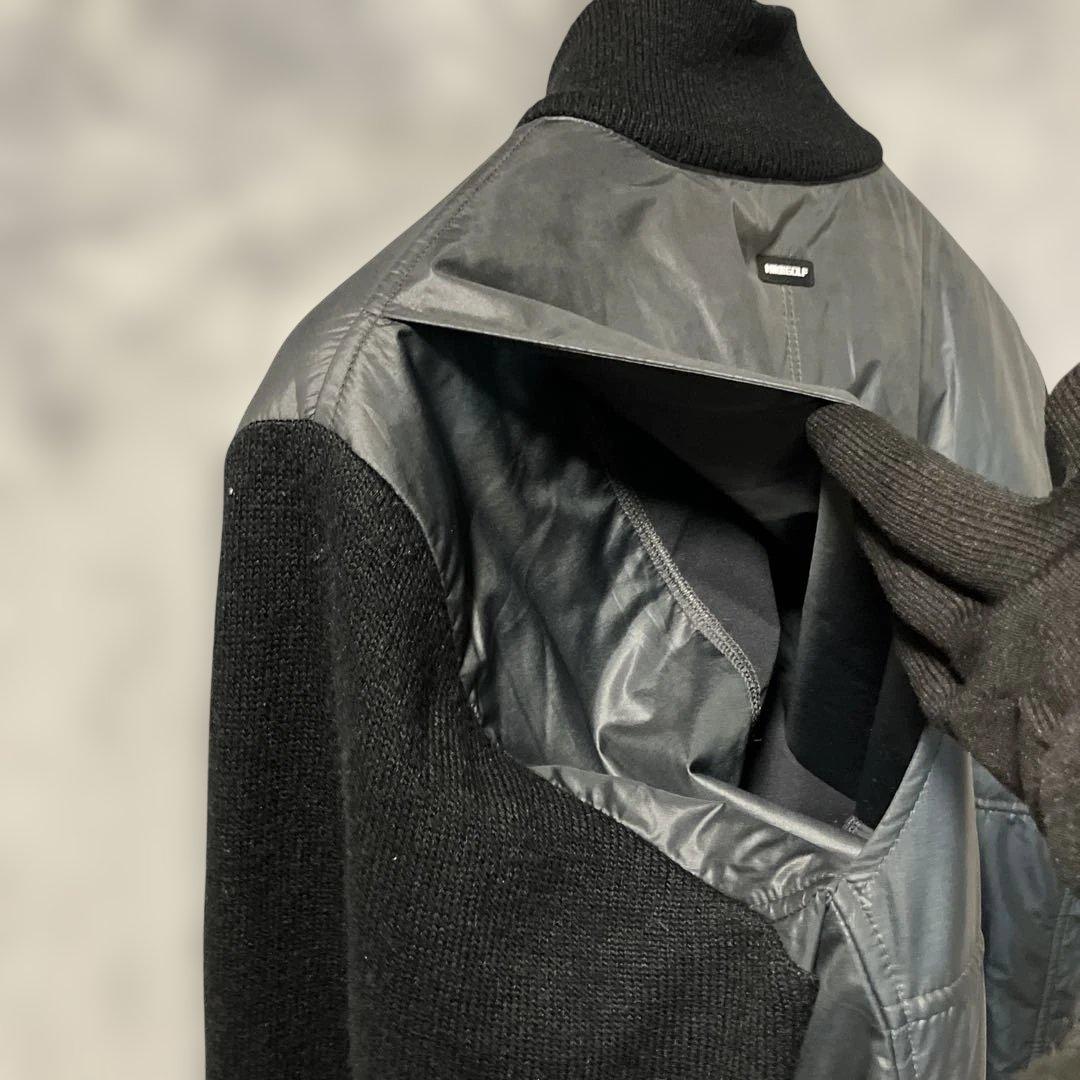 Nike Golf ナイロンジャケット XL ブラック ゴルフウェア 中綿