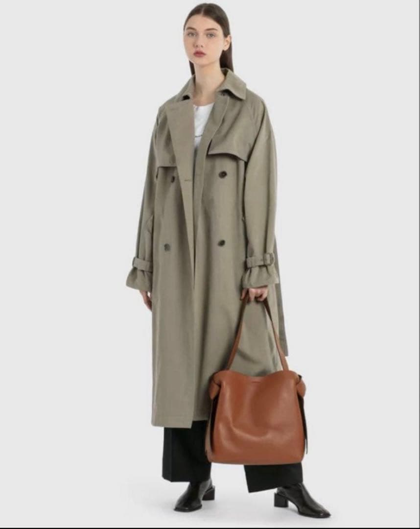 【美品】Acne Studios トレンチコート ベルト付き XS カーキ
