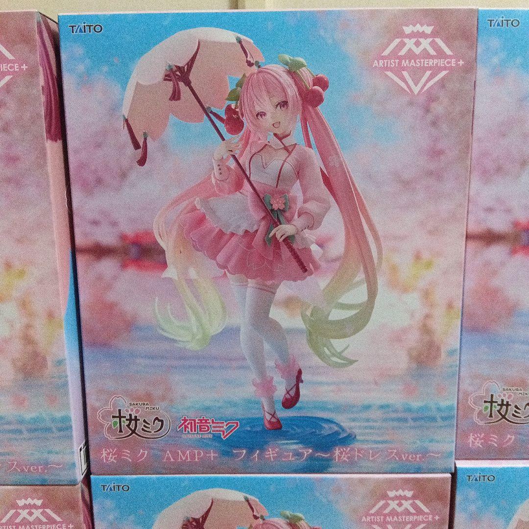 桜ミク　初音ミク　AMP＋　フィギュア　桜ドレスver．9点