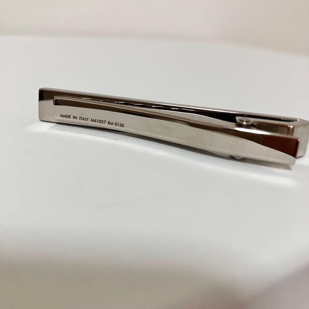 ルイヴィトン ダミエ　カフス　カフリンクス　　ネクタイピン　グレー系　シルバー