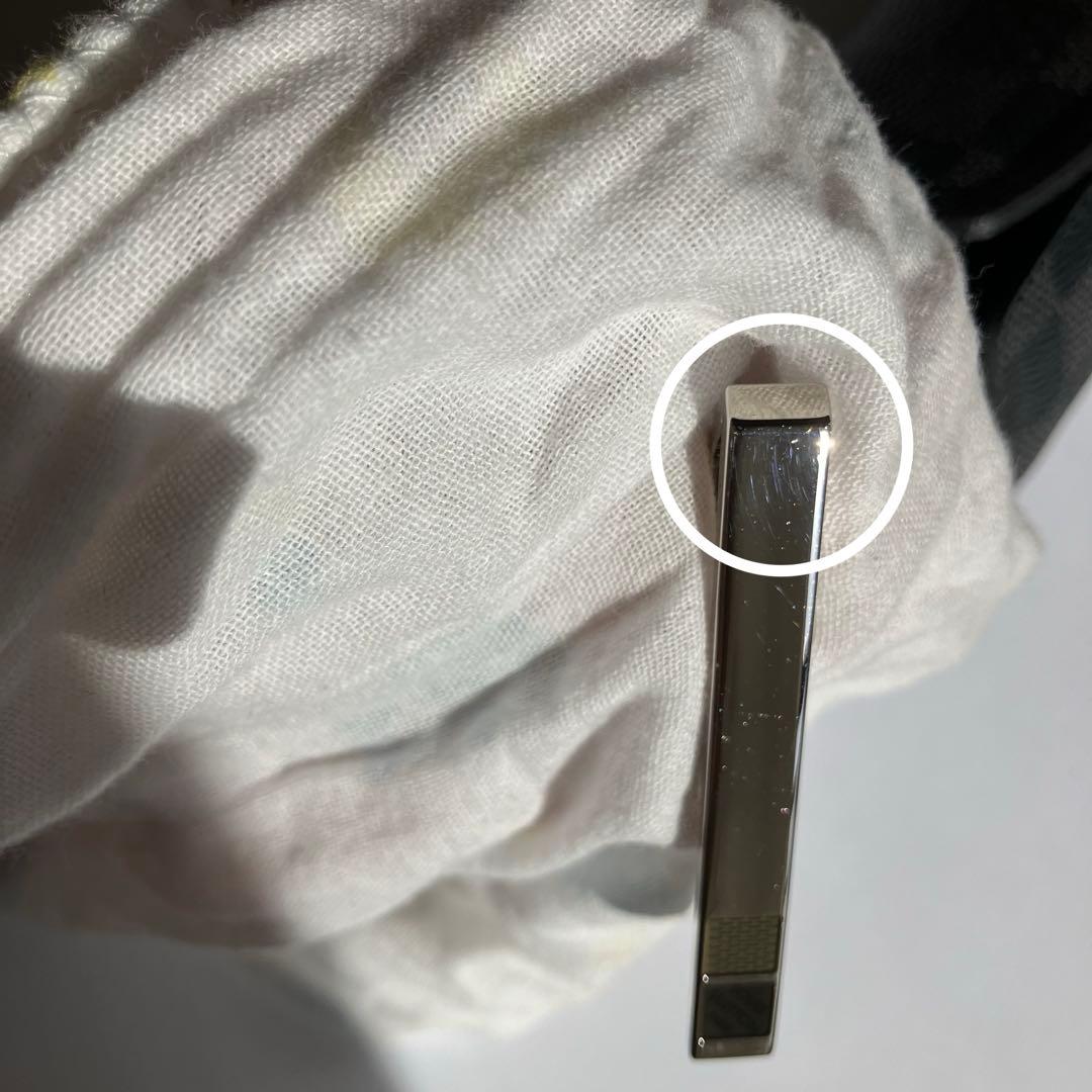 ルイヴィトン ダミエ　カフス　カフリンクス　　ネクタイピン　グレー系　シルバー