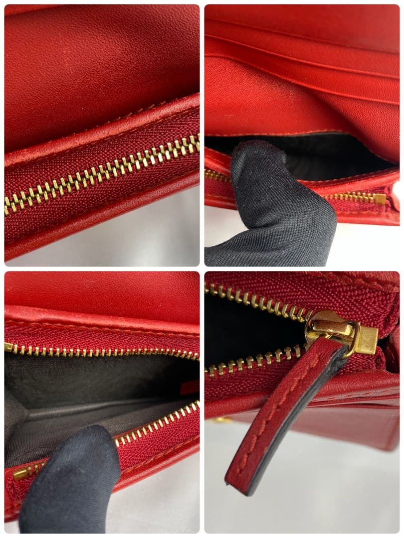 GUCCI GGスプリーム ミスティックキャット 二つ折り財布