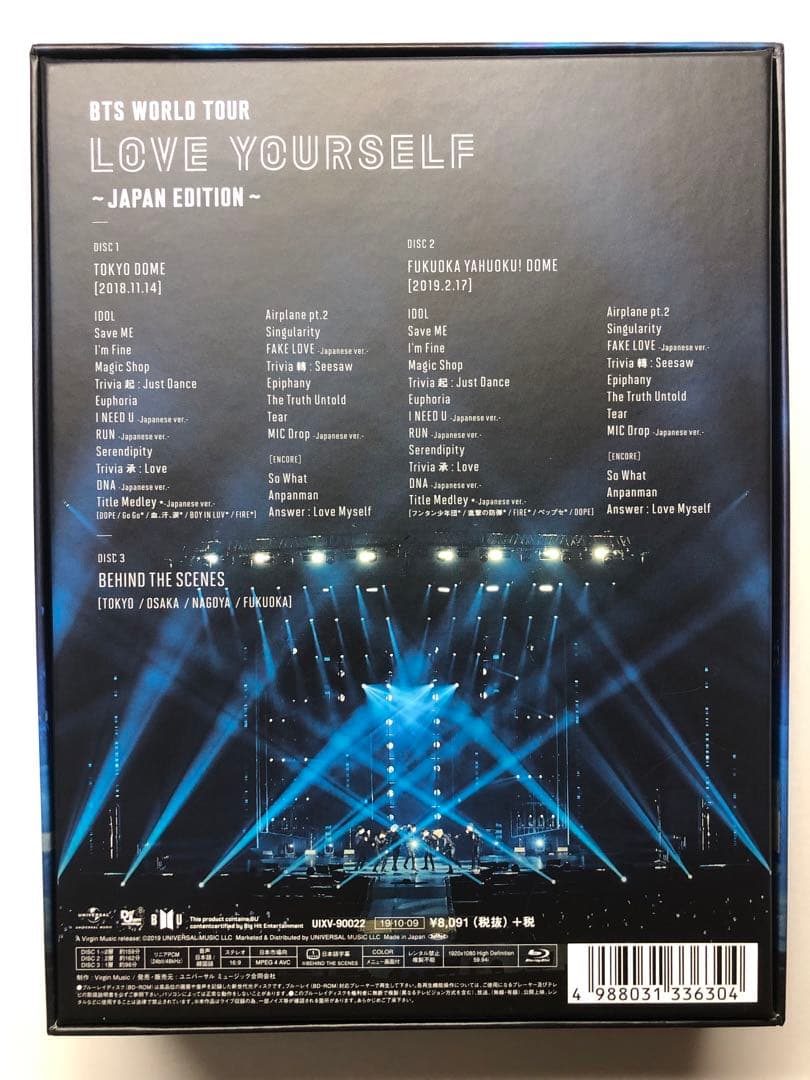 【BTS】WORLDTOURLOVEYOURSELF inJAPAN