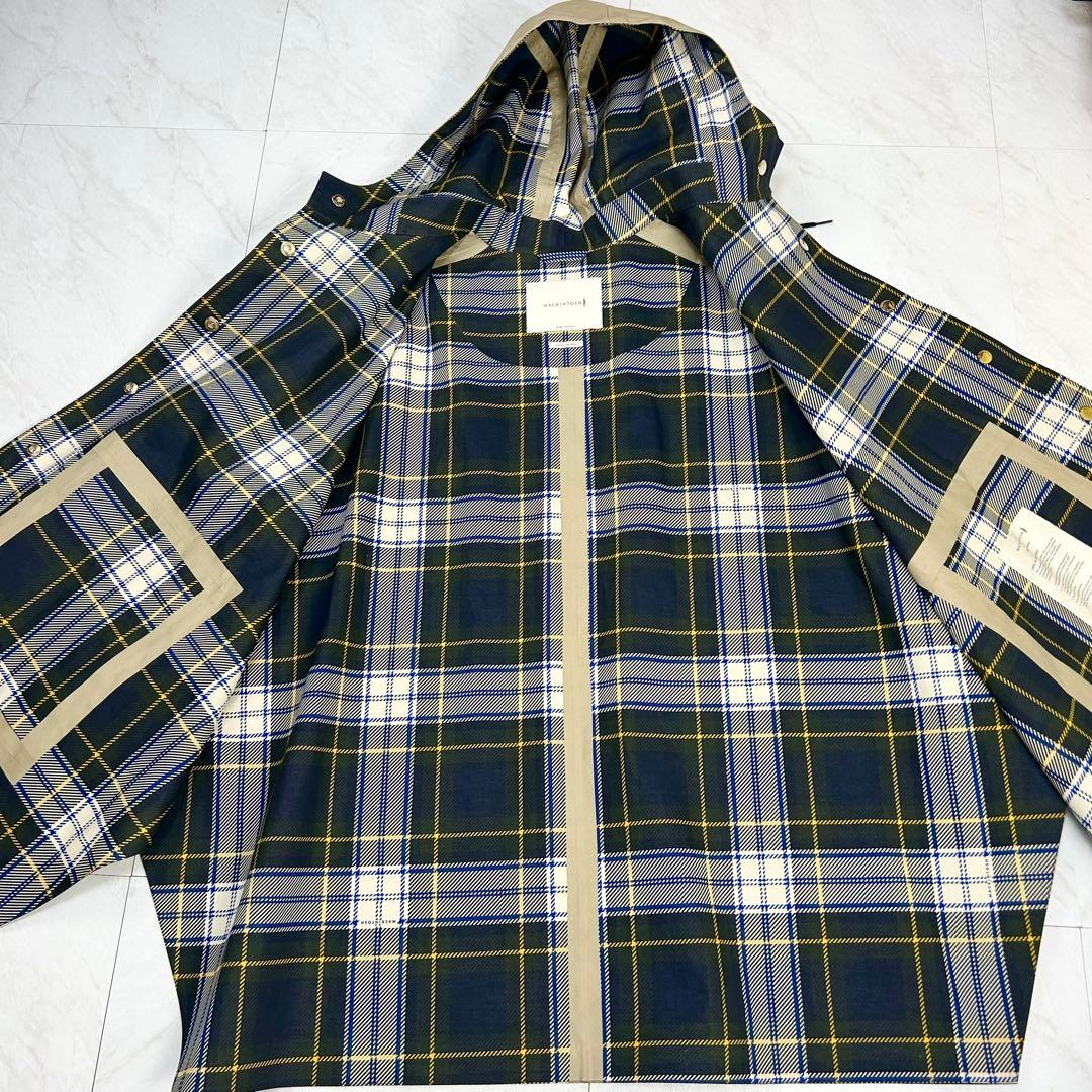 極美品 20AW マッキントッシュ HUMBIE ゴム引き ポンチョ コート