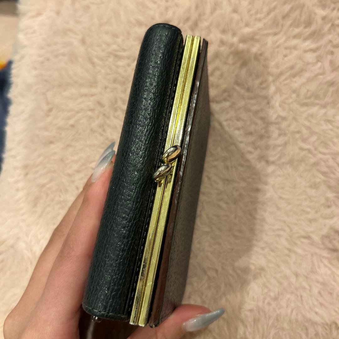 Vivienne Westwood 財布 がま口 黒 折り財布