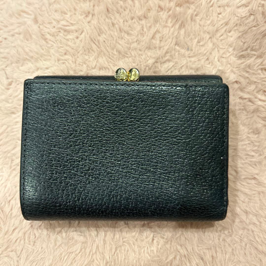 Vivienne Westwood 財布 がま口 黒 折り財布