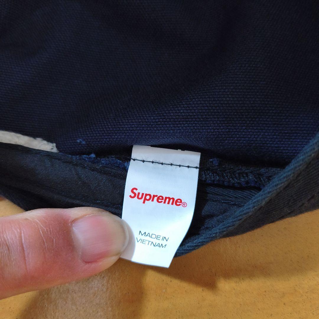 Supreme Ventilé ネイビー/ホワイト キャップ