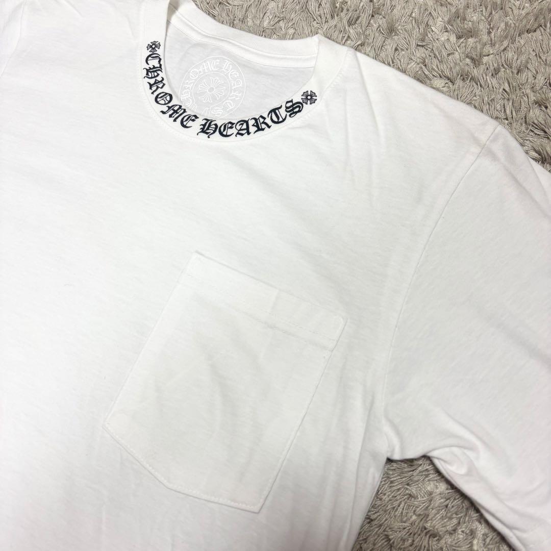 CHROME HEARTS クロムハーツ ネックプリント Tシャツ