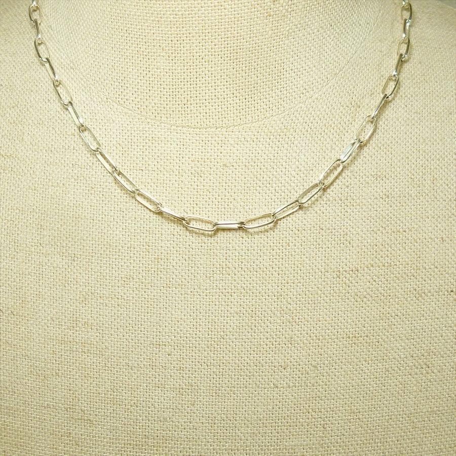 ナバホ Sally Shirley Silver Chain Necklace