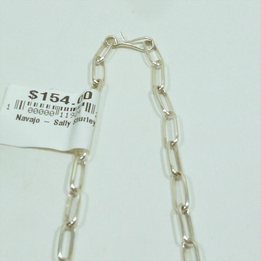 ナバホ Sally Shirley Silver Chain Necklace