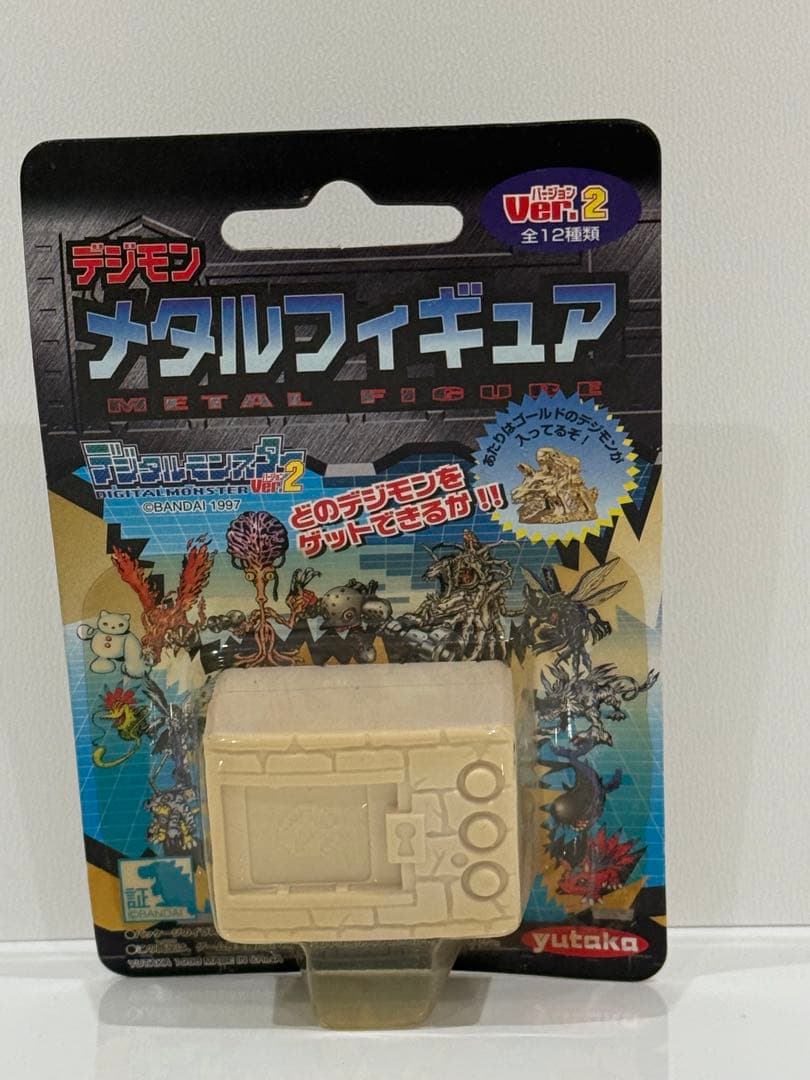 絶版97'限定/デジモンのメタルフィギュアVer2白★新品完全未開封未展示物