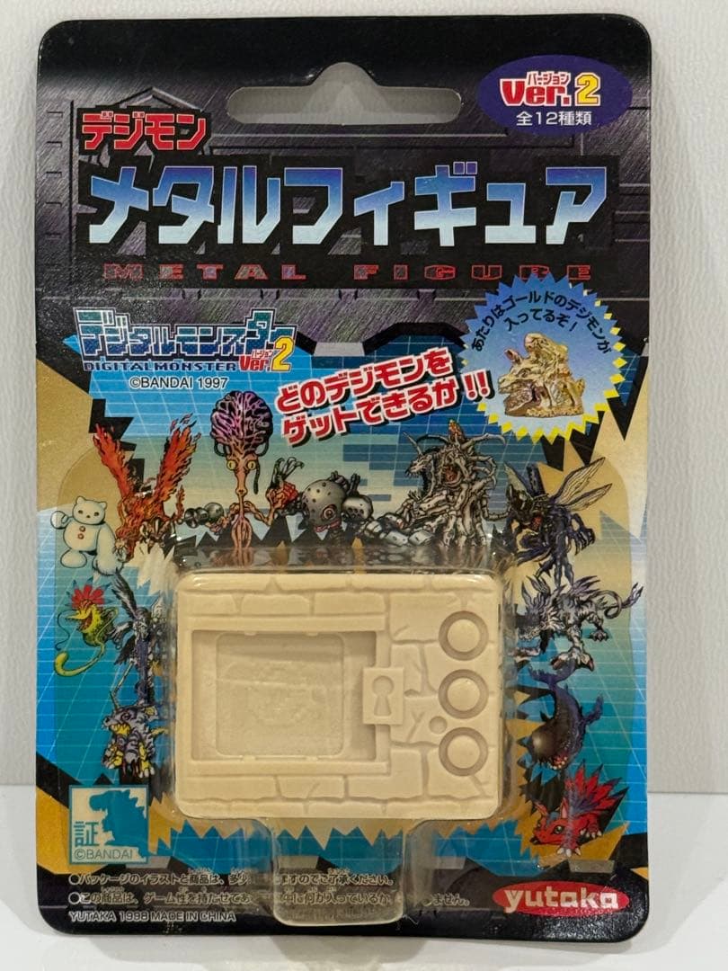 絶版97'限定/デジモンのメタルフィギュアVer2白★新品完全未開封未展示物
