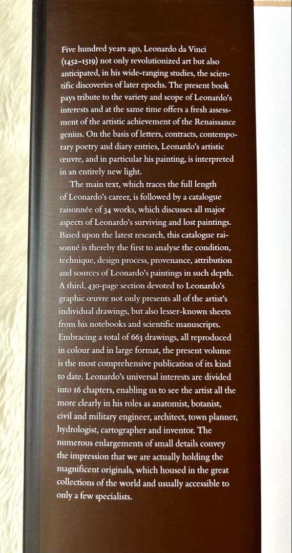 Leonardo da Vinciレオナルド・ダ・ヴィンチ430ページの詳細な本