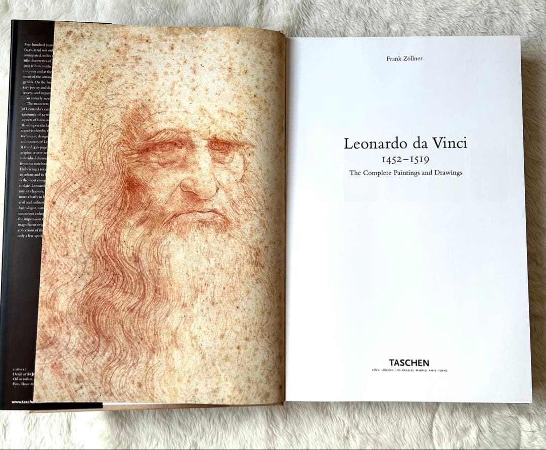 Leonardo da Vinciレオナルド・ダ・ヴィンチ430ページの詳細な本
