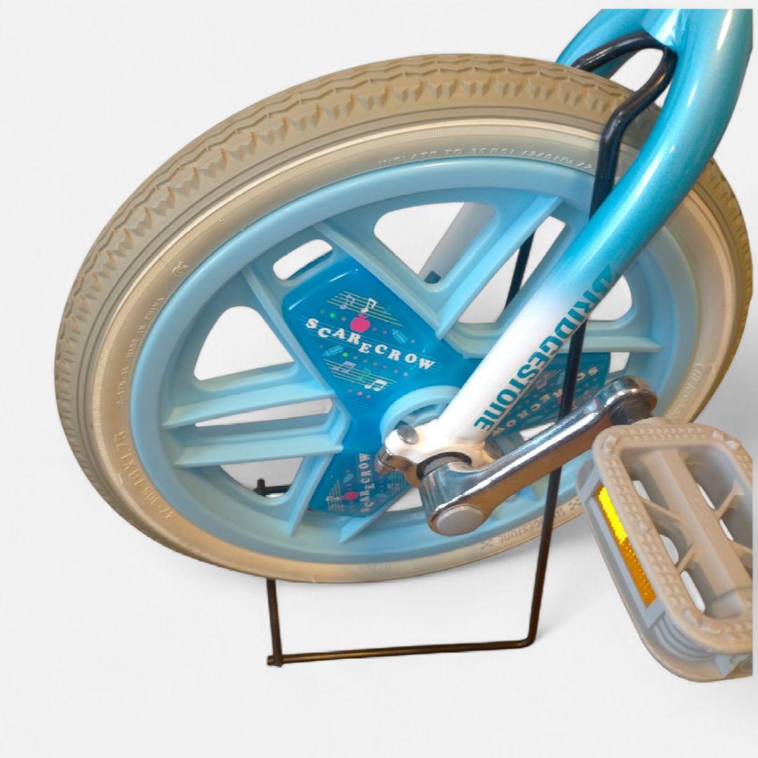 ❖【極美品/一度試し使用のみ】18インチ BRIDGESTONE 一輪車 青