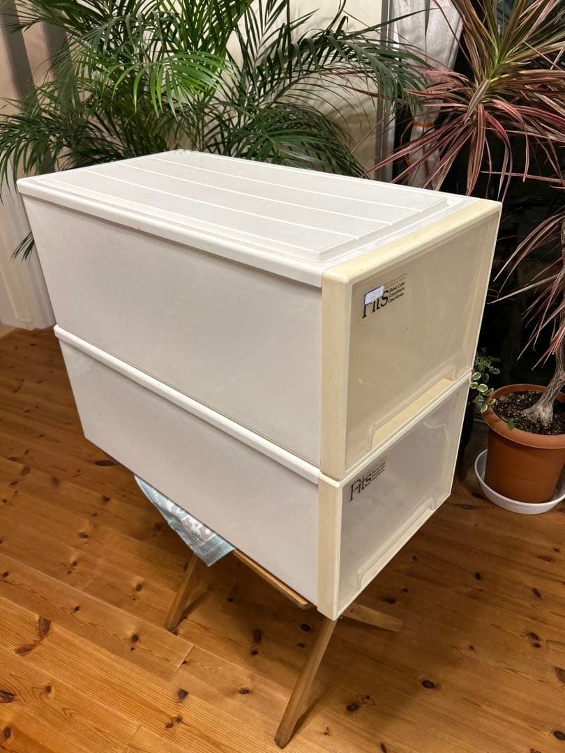 Fits ポリプロピレンケース.システムアップ収納 ユニットケース　押入れ収納