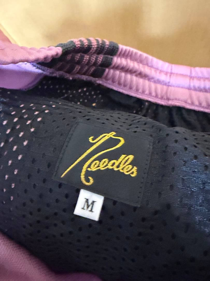 Needles × Kae Tanaka ヒザデル トラックパンツ ピンク