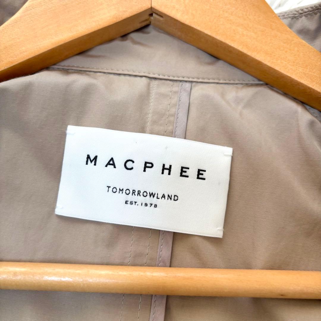現行 MACPHEE マカフィー コットンポリエステルウェザー トレンチコート
