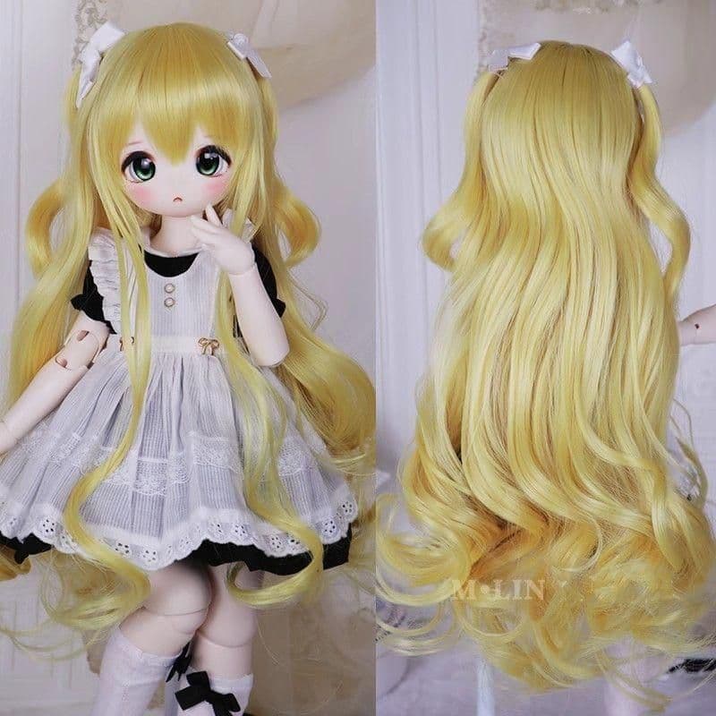 AX751 BJD 1/3 人形 ドール ウィッグ カツラ 耐熱 ハンドメイド