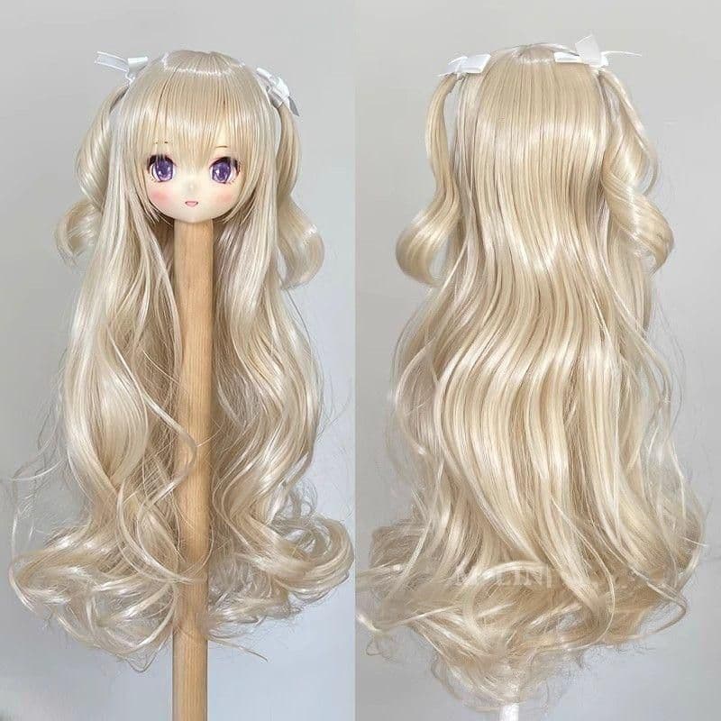 AX751 BJD 1/3 人形 ドール ウィッグ カツラ 耐熱 ハンドメイド