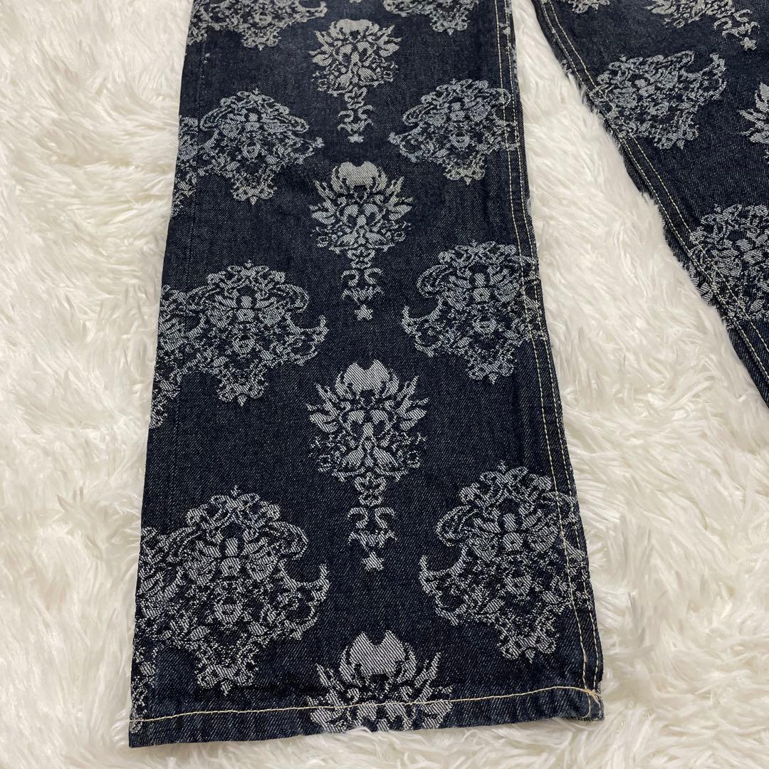 パンツ Ameri DAMASK JACQUARD STRAIGHT DENIM