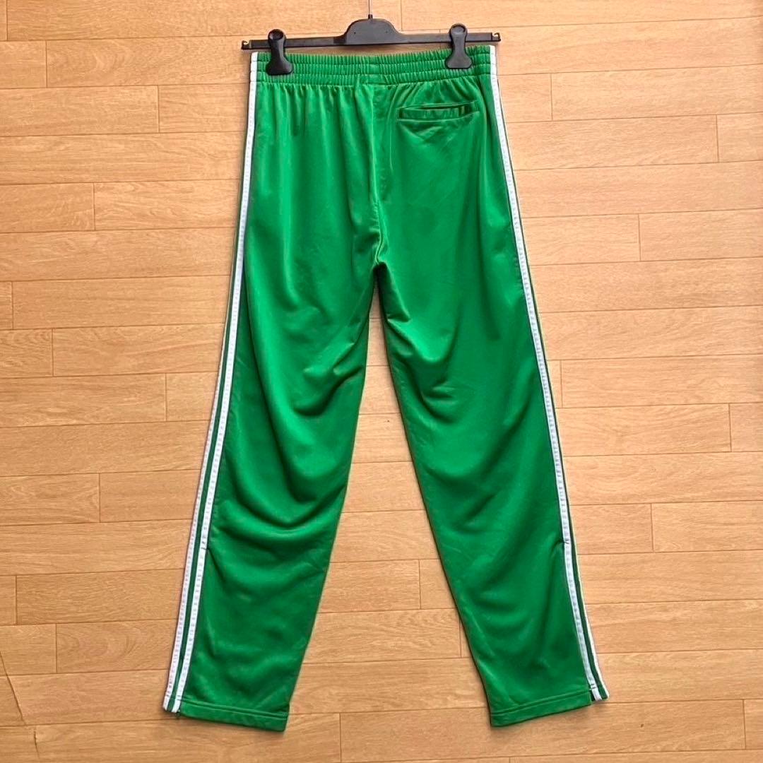美品 M アディダスオリジナルス トラックパンツ ファイヤーバード 緑 ジャージ