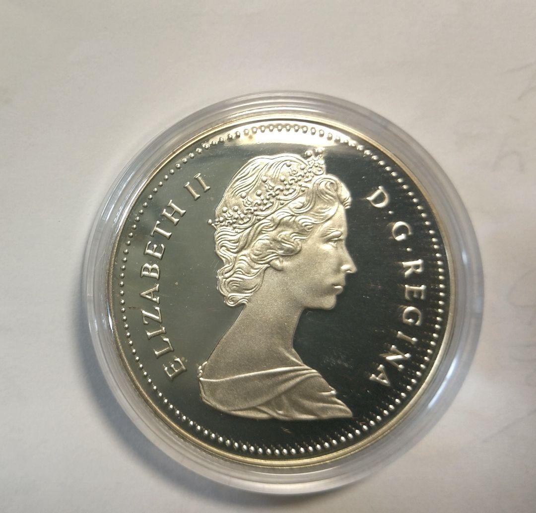 カナダ 1988年 1ドル 銀貨 鍛冶屋 完全未使用