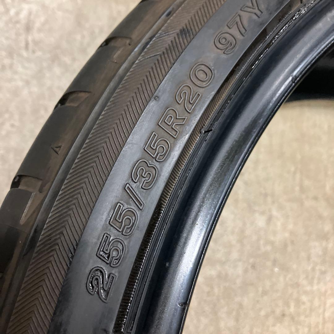 BS ポテンザS001 255/35R20 18年製 4本セットバリ山