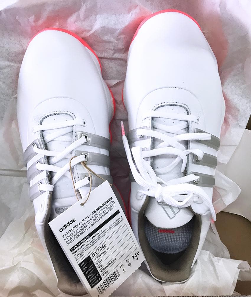新品 adidas TOUR360 ゴルフシューズ 24.5㎝ 23100円