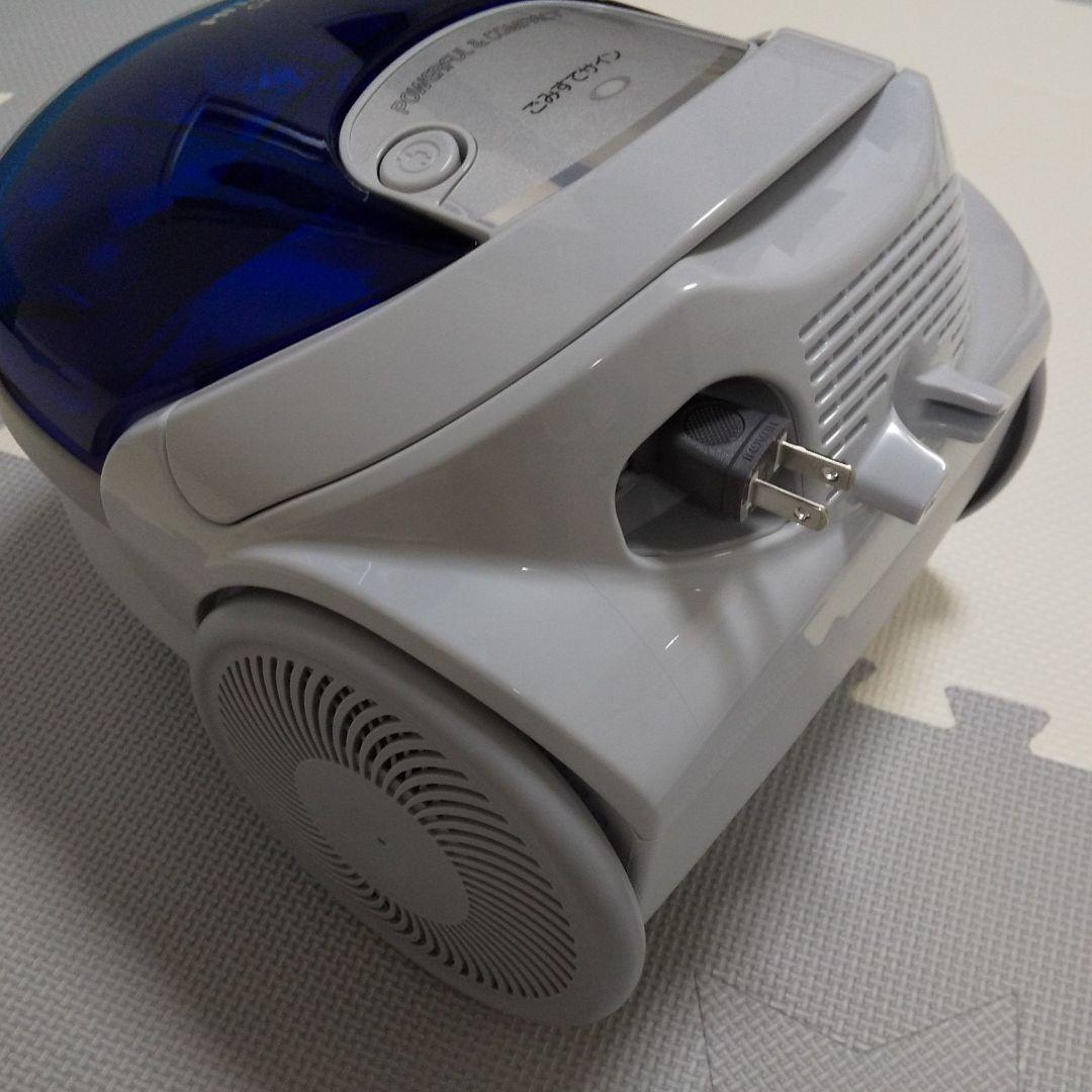 美品 日立・CV-F50・ 掃除機 紙パック式 ホワイト&ブルー  使用頻度極少