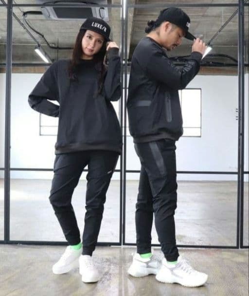 LUXE/R GOLF ラグジュゴルフ ストレッチ布帛パンツ 45855BKL③