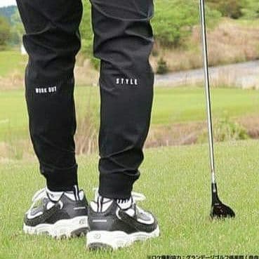 LUXE/R GOLF ラグジュゴルフ ストレッチ布帛パンツ 45855BKL③