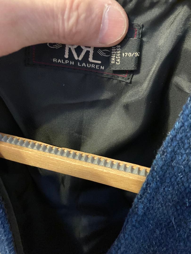 RRL indigo native柄ハンドウーブン ジャカード ベスト サイズS