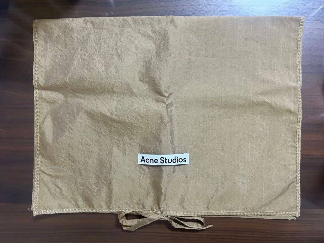Acne Studios フリンジウールスカーフ ナロー オートミールメランジ