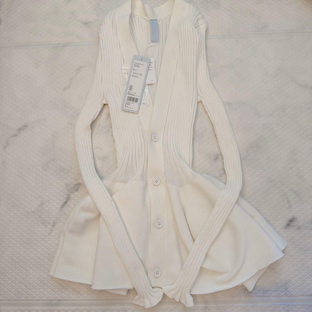 cfcl POTTERY CARDIGAN ホワイト　新品未使用　タグ付き