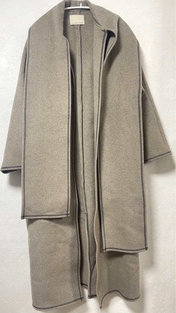 美品　GALLARDA GALANTE ストール付きステッチコート　35200円