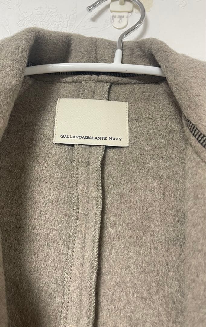 美品　GALLARDA GALANTE ストール付きステッチコート　35200円