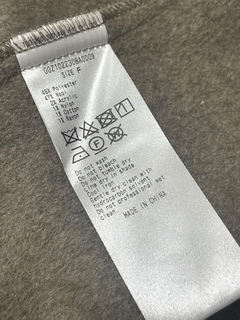 美品　GALLARDA GALANTE ストール付きステッチコート　35200円