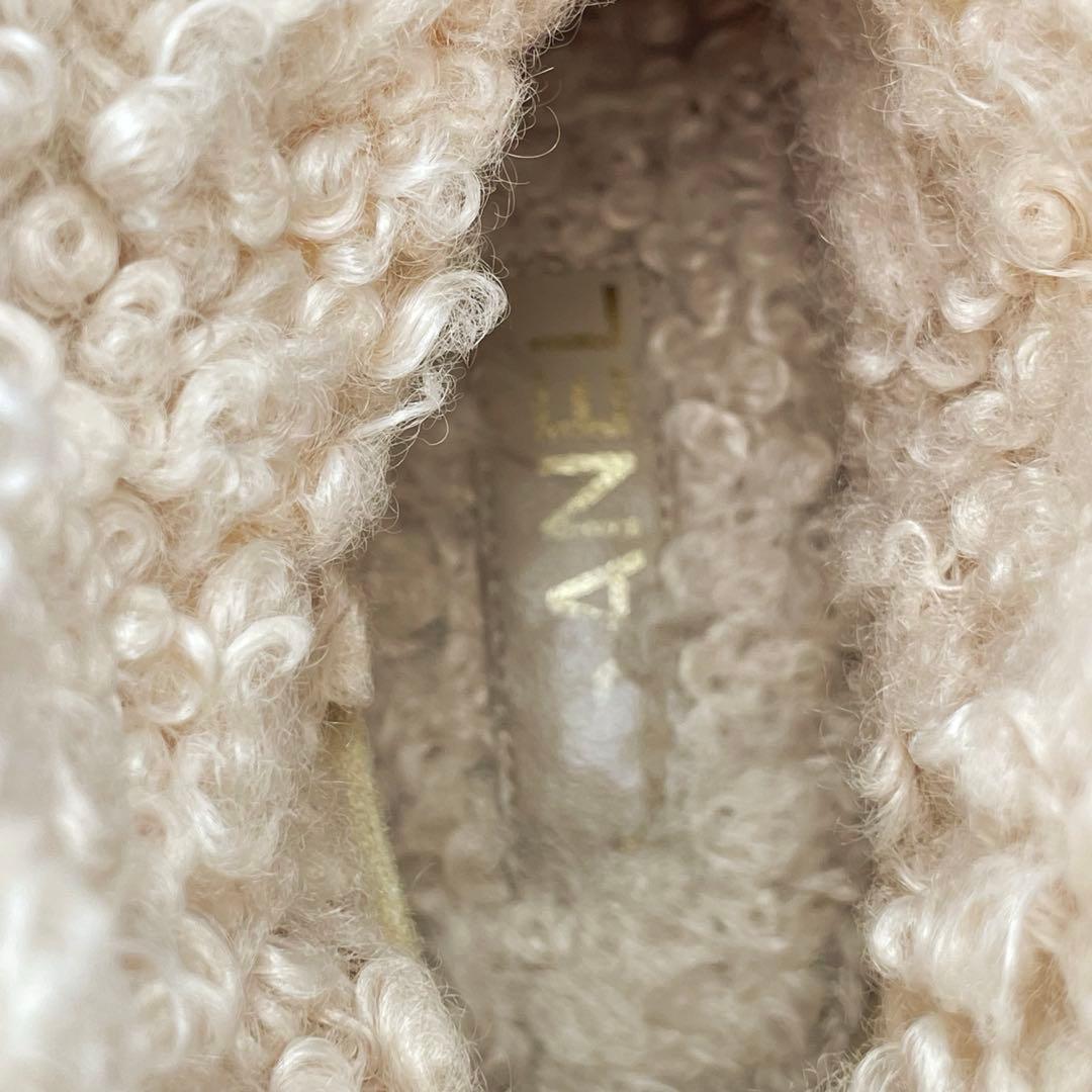 人気モデル✨CHANEL ターンロック　ブーツ　ムートン　アイボリー　マトラッセ
