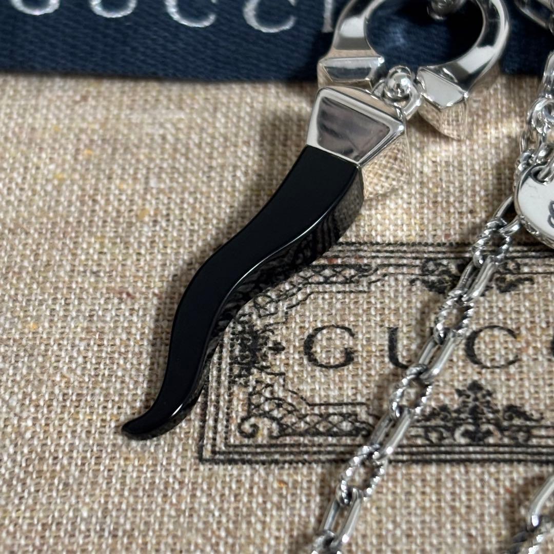 GUCCI 新品同様品　エンビグレードアンカーネックレス 925シルバー極美品
