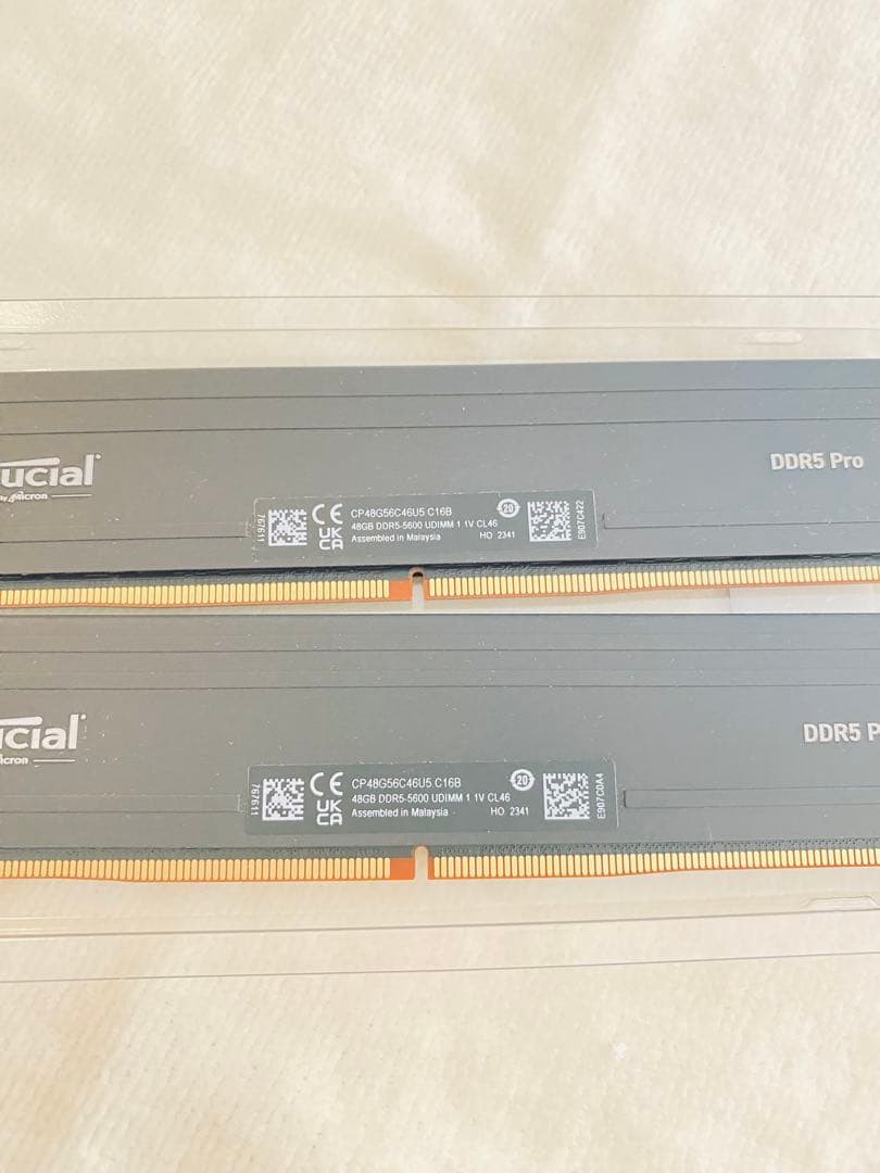 crucial DDR5 Pro メモリー 48GB×2枚セット (96GB)