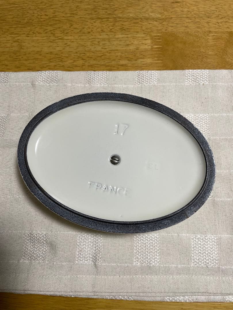 ルクルーゼ ココットオーバル 17cm オパール 両手鍋