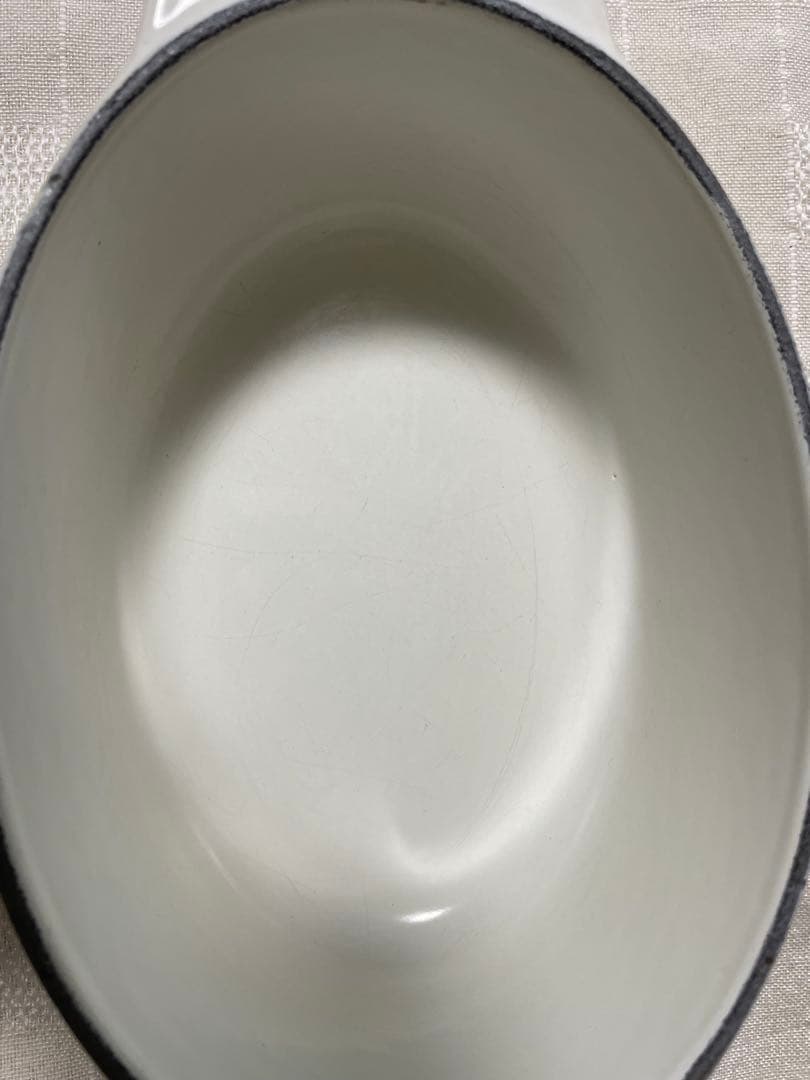 ルクルーゼ ココットオーバル 17cm オパール 両手鍋