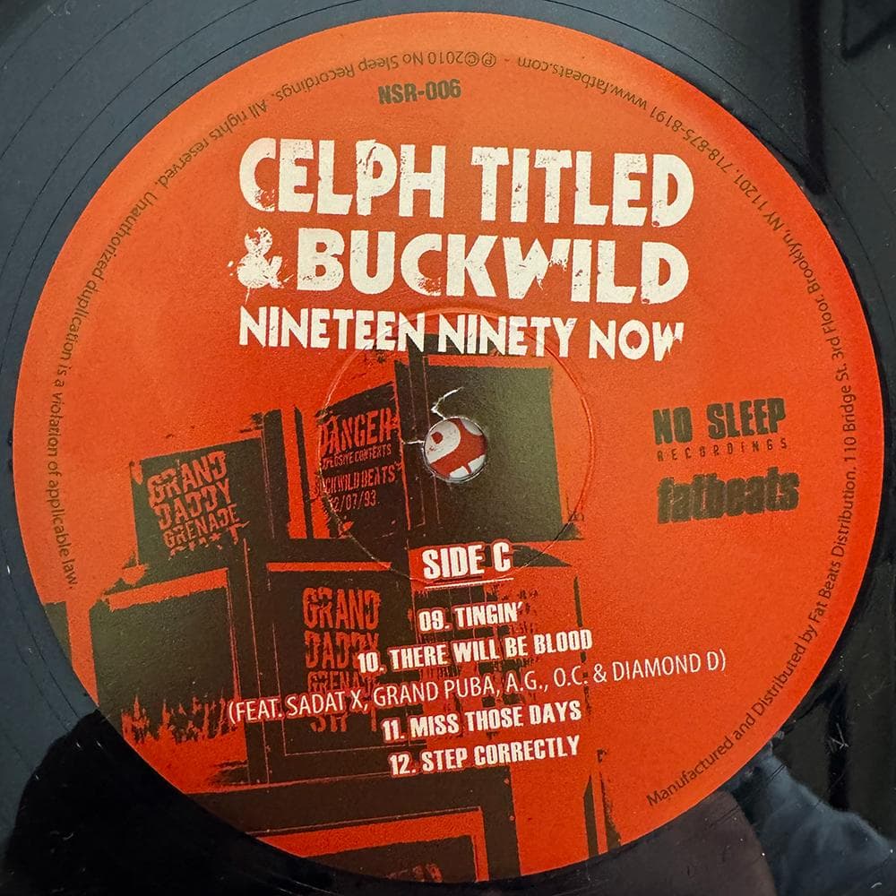 洋楽 Celph Titled&Buckwild Nineteen Ninety ..