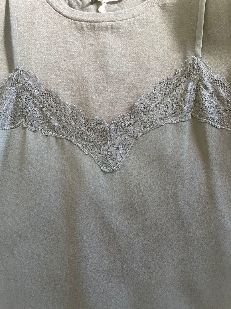 MaxMara MARELLA マレーラ ☆[新品]半袖Tシャツネイビー レース